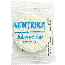 JABÓN 15g - 50 PZAS - LÍNEA ECO AMENIDADES HOTELERAS NEUTRIKA