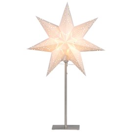 Window Star with Lighting | Christmas Decoration Window Illuminated | Christmas Decoration Indoor | Paper Star Illuminated | Christmas Lamp | Christmas Star Illuminated Standing | Floor Lamp Star