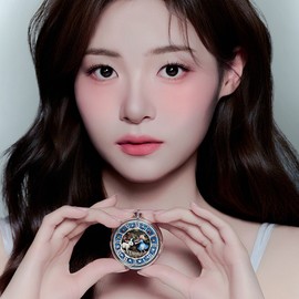 Dinto Glowing Time To Kiss & Blush 4.5g - [Blurring] 601 Warm Spring