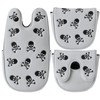 Gbourly Embroidery Skeleton Skull Golf Club Mallet Putter Head Cover