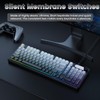 GEODMAER G98 Gaming Keyboard, 99 Keys Silent Wired Keyboard with