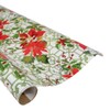 Caspari Christmas Garden White Gift Wrap - One 30" x
