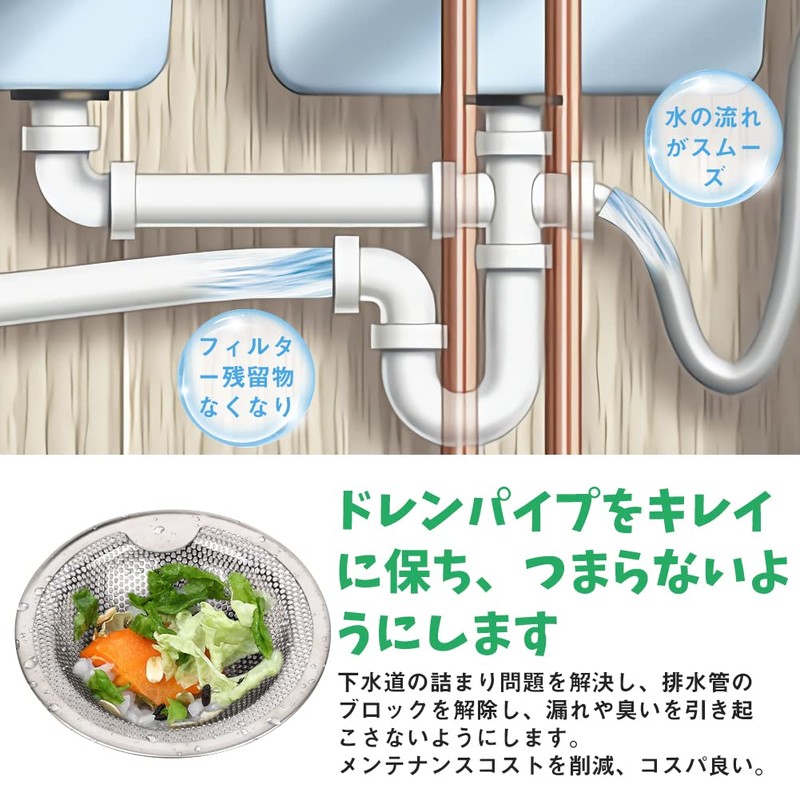 SENUN Hisui-ko Garbage Receptor, Drainage, Garbage Receptor, Washbasin, Bath, Hisui-ko