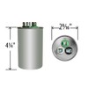Goodman CAP050500440CT Replacement - 50 + 5 uf/Mfd 370/440 VAC
