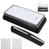 Diamond Sharpening Stones, Chisel Sharpening Kit with Angle Guide, with