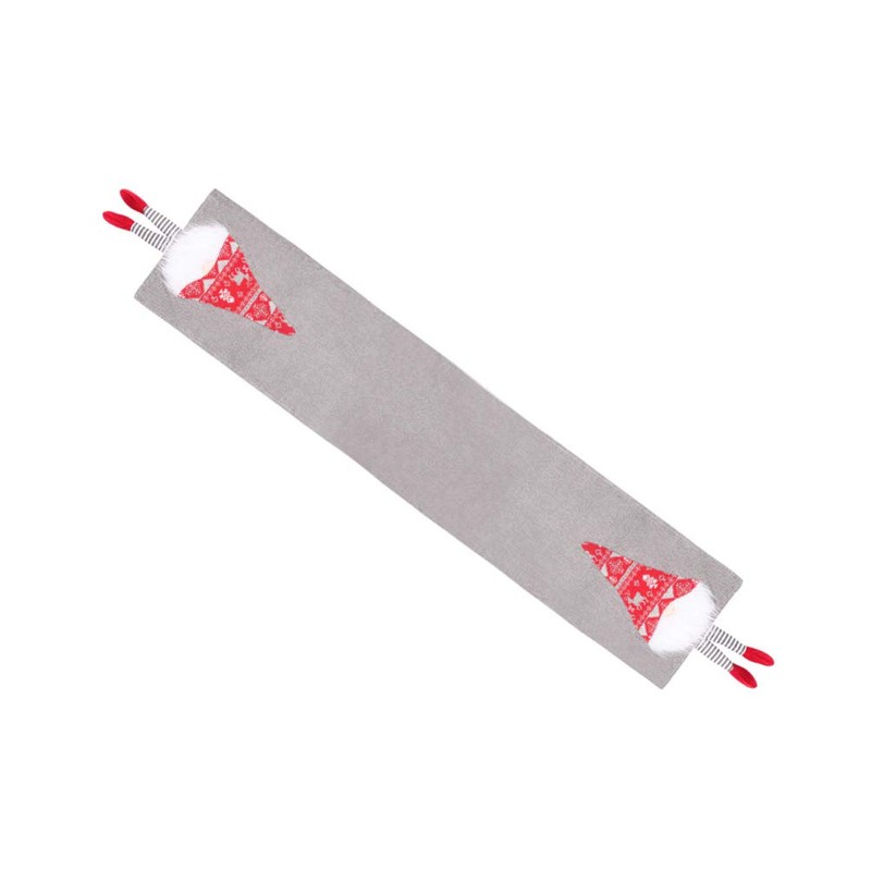 TOYANDONA Christmas Table Runner Santa Gnome Table Runner Christmas Table