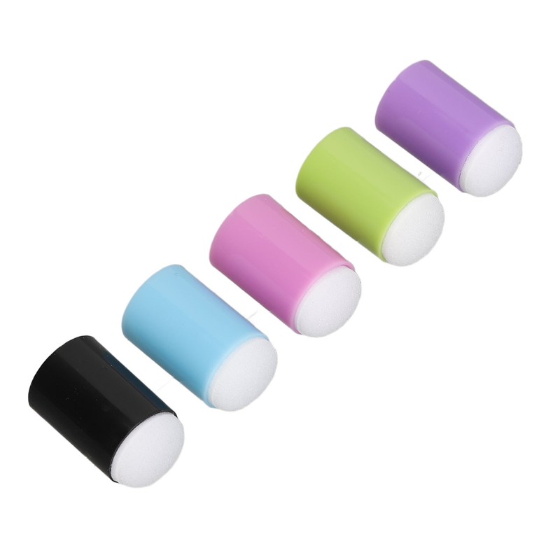 40 Pcs Finger Sponges Daubers Fingertip Concealer Brush Craft Painting