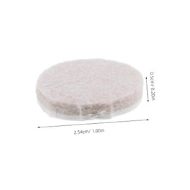 Operitacx 24 Stück Filz Möbel Pads für Stuhlbeine rutschfeste Bodenschoner für Holzfußböden Antirutsch Möbelunterlagen Dicke Runde Filzgleiter Lichtgrau