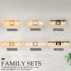Osimir 3-Light Bathroom Vanity Light, Brushed Nickel Bathroom Light Fixture