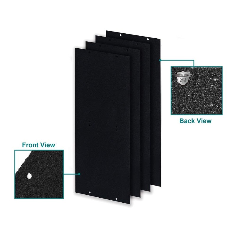 Whirlpool 817800 Genuine Charcoal Pre-Filter - Whishield Anti-Microbial Activated Replacement