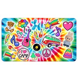 Gilbins Super Soft and Comfy Floor Mat Bunk Camp Floor Mats Sport Balls Sky (Camp Rocks)