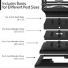 Davinci Lighting Edison Solar Outdoor Post Cap Lights - 4x4