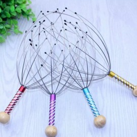 BeauTea 2 Pcs Scalp Scratcher Octopus Head Massagers Relaxation Scalp Stimulation