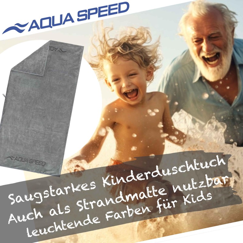 Aqua Speed Sports Towel Gym 70 x 140 cm Microfibre