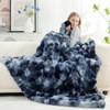 Cozy Bliss Faux Fur Throw Blanket for Couch, Fuzzy Soft