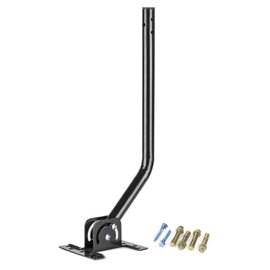 CeKay Adjustable Attic/Outdoor TV Antenna Mounting Pole Universal Mount Brackets Weather Station Mounting Pole - Easy Installation, Solid Structure, Weather Proof (1" Diameter,16.5" Arm Length)