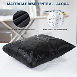 OTraki 2 Pezzi Sacco Biancheria Sporca da Viaggio,30x40cm Impermeabile Porta Costume Bagnato,Riutilizzabile Sacchi Biancheria Sporca,Borse Riutilizzabili del Pannolinoda da Bagno Spiaggia Gym (Nero)