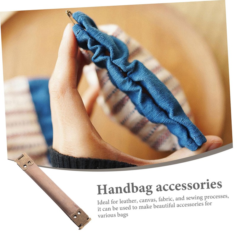 Garneck 10pcs 10cm Metal Flex Frames for Glasses Case Sewing