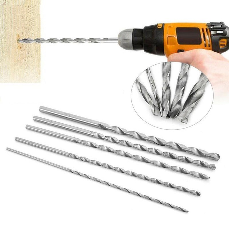 2 Piece 250 mm x 4 mm Twist Drill Bit