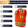 UNINOVA Surveyor Safety Vest Reflective for Men, Class 2 Heavy