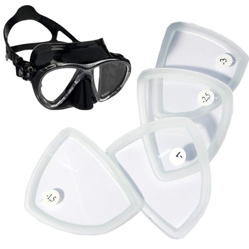 Cressi Negative optische Linse für Taucherbrille Big Eyes Evo Maske