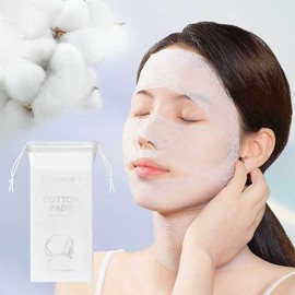 Stretch Cotton Pads 100 Sheets Mummy Pack Thin Toner Skin Saline Pack Pad Cotton Gauze Disposable Sponge / 늘어나는 스트레치 화장솜 100매 머미팩 얇은 토너 스킨 식염수 팩 패드 솜 거즈 일회용 해면