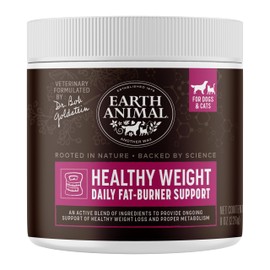 Earth Animal Healthy Weight Nutritional Supplement for Dogs & Cats | Made in The USA with Natural Ingredients | 8 oz