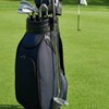 Lunarthos Golf Club Bag Clip - Black Plastic Putter Holder,