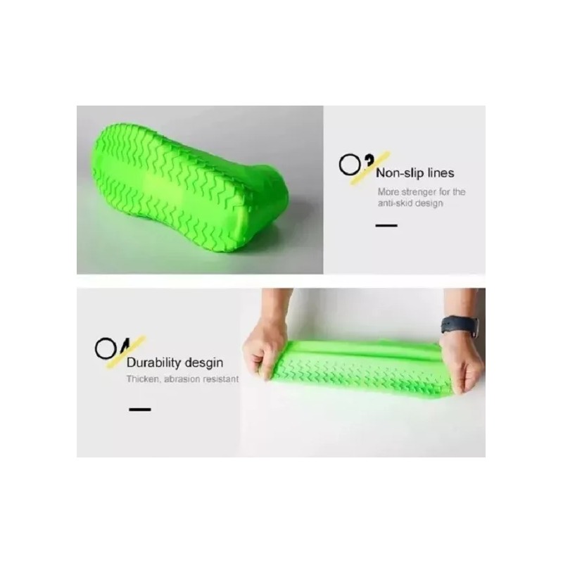 Misore Protector Para Zapato Tenis Para Lluvia Impermeable Silicon