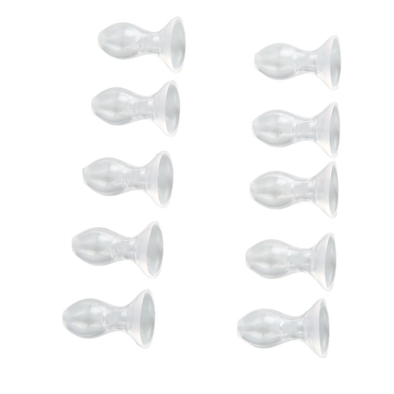10pcs Hearing Amplifier Dome Silicone Ear Tip Earplug Replacement Accessory