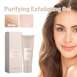 Purifying Exfoliating Gel, Facial Exfoliator Cleanser, Exfoliating Face Scrub, Gentle Facial Cleanser for All Skin Types (2pcs)