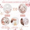 Rose Gold Party Decorations, 50 Pcs 12 In Birthday Decorations