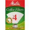Melitta #4 Cone Coffee Filters, White, 100 Total Filters Count