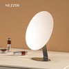 NEZZOE Oval Makeup Mirror for Desk, 12 Inch Frameless Metal