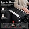 Car Armrest Cushion for Center Console – PU Leather Anti-Scratch