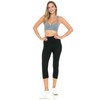 Leggings Depot Women's 3" Waistband Yoga High Waisted Solid Leggings