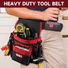 Tool Belt,Magnetic Tool Pouch,14-Pockets Tool Belts for Men,Detachable & Adjustable