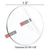Enoin 30 Pack Round Clear Acrylic Sheets - 1.5" Diameter