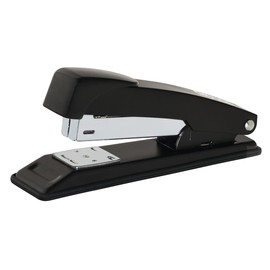 Office Products Office Stapler for 30 Sheets, Colour: Black, Type 24/6, 26/6, Metal Housing and Mechanism