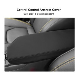BIXUAN CHR 2024 Compatible with Toyota C-HR 2024 Armrest Cover Centre Console Centre Armrest Cover Armrest Lid Interior Accessories Protection Leather Upholstery Litchi Pattern