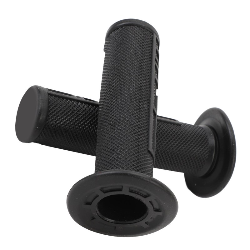1 Pair Motorcycle Handlebar Grip Anti Slip Left Right Rubber