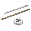 MACHSWON Tap and Die and Drill Bit Set,M3x0.5 Left Hand
