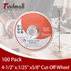 Cut Off Wheels 100 Pack 4-1/2 x 1/25 x 7/8