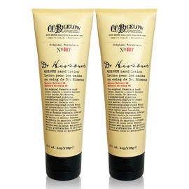 C. O. Bigelow Dr. Hiosous Quince Hand Lotion for Dry Hands, Hand Cream for Women and Men to Soften Dry Cracked Skin, No. 007, 4 fl oz,, Pack of 2