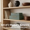 Decorative Storage Boxes with Lids Set-2 Store Photos, Letters Memory