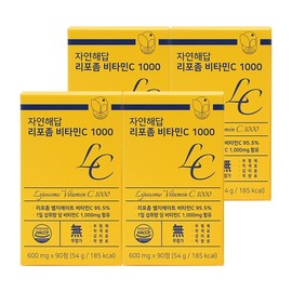 Natural Answer Liposome Vitamin C 1000, 4 boxes, 90 tablets / 자연해답 리포좀 비타민C 1000, 4박스, 90정