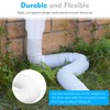 Bocguy Rain Gutter Downpipe, 1 Piece Gutter Flexible Downpipe Extension,