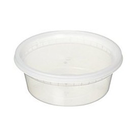 reditainer contenedores de almacenamiento de alimentos de plástico con tapa, Transparente, 10