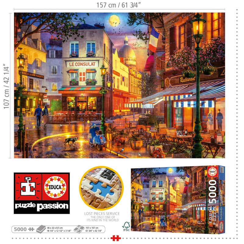 Educa - Le Consulat | 5000 Piece Puzzle for Adults.