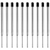 MengRan 3.9'' Ballpoint Ink Pen Refills,1mm Medium Tip,Compatible with Parker